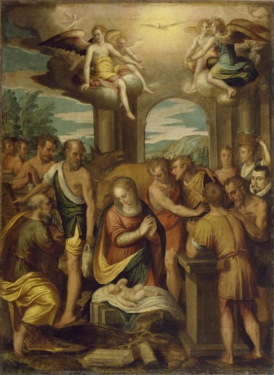 Adoration des bergers, 1582 - Bernardo Castello